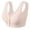 #36Beige, variant on Byworldtasic Women Front Snap Closure Wireless Bra Floral Lace Wide Strap Comfort Bralette Everyday Ladies Plus Size Bra