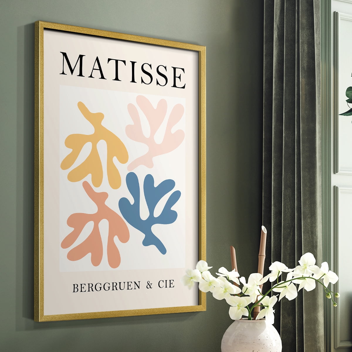 Matisse CCLXXVI in Solid Wood 22 x 28 Framed Print