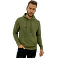thumbnail image 5 of Expert Brand USA-Made Men's Vintage Style Cotton Hoodie Pullover, Vintage Olive, XL, 5 of 6