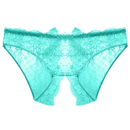 Lovely Lady Lingerie Sexy Panties Lace Briefs Underwear Low Waist Underwear Pants Breathable Casual Nightwear Fashion Unique Lightweight Romantic Chemise Soft Intimates