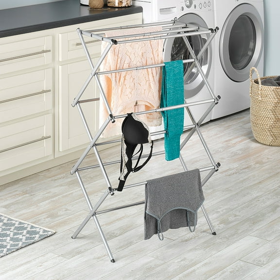 Whitmor Expandable Drying Rack - Silver