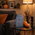 thumbnail image 6 of Lit Halloween Tombstone Outdoor Scene Decoration, Spooky Resin Graveyard Yard Decor, Gothic Skeleton Hands Tabletop Ornament, Holiday Party Centerpiece, 6 of 6