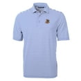 thumbnail image 2 of Men's Cutter & Buck Light Blue Durham Bulls DryTec Virtue Eco Pique Stripe Recycled Polo, 2 of 3