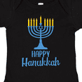 thumbnail image 4 of Inktastic Happy Hanukkah with Blue Menorah Boys or Girls Baby Bodysuit, 4 of 5