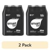 (2 pack) smartwater Alkaline with Antioxidant Water Bottles, 33.8 fl oz, 6 Pack