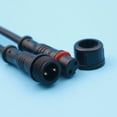 thumbnail image 2 of 5 Pairs IP65 Waterproof 2/3 Pin 22AWG Wire LED Male Female Cable Connector 20cm LED Light Strip Connector Cable Connector black-2pin, 2 of 9