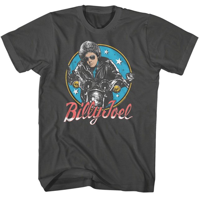 Billy Joel T-Shirt Adulte Bikes And Stars Smoke