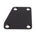 thumbnail image 2 of Electric Guitar Neckplate, Standard Design Easy Installation Bass Neck Plate Metal  For Replacement Black, 2 of 8