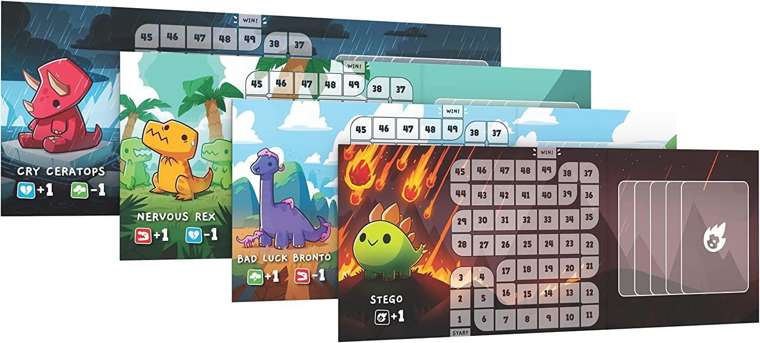 Happy Little Dinosaurs – Jeu de cartes d’ambiance : jeu de survie amusant pour 2 à 4 joueurs - Anglais