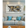 thumbnail image 4 of Large Milimalist Abstract Handmade Oil Painting Hand Painted On Canvas Textured Painting Wall Art Home Decor Living Room Decoration, 4 of 9