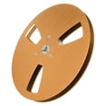 thumbnail image 1 of 1/4x7 Inch Empty Tape Reel, 3 Holes Open Reel Sound Takeup Reel, Empty Aluminum Alloy Take Up Reel With Wind Resistance Features For Recording Nab, 1 of 8