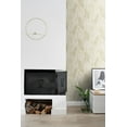 thumbnail image 4 of ESTA Home Canales White Gold Inked Leaves Wallpaper, 20.9-in by 33-ft, 4 of 6