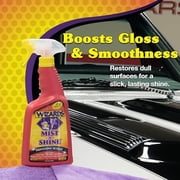 Wizards Mist-N-Shine Quick Detailer Spray & Professional Car Detailer, High-Gloss Exterior Car Cleaner & Shine for Glass, Metal, Plastic & More, 22 oz