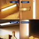 thumbnail image 5 of Luz LED debajo del gabinete | Lámpara de armario con sensor de movimiento | Luz nocturna magnética recargable inalámbrica | Iluminación interior brillante adhesiva | Carga USB | 12 pulgadas | Blanco, 5 of 8
