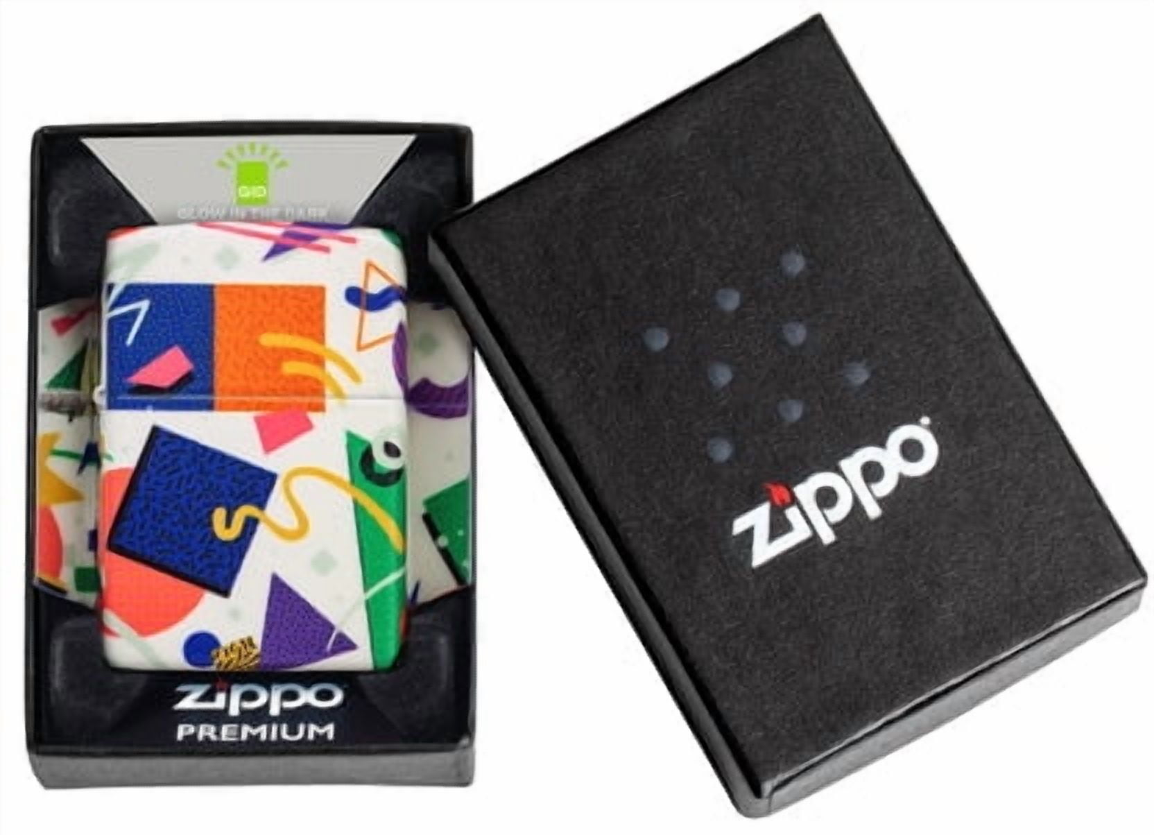 Zippo Lighter - Customized Engraved Message Windproof 80'S Pattern Design 46286