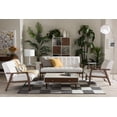thumbnail image 5 of Baxton Studio Baxton Studio Mid-Century Masterpieces 3 Pieces Living Room Set - White, 5 of 5