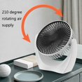 thumbnail image 4 of USB Desktop Fan , Colour: U Type (Black) U Type (Black), 4 of 5