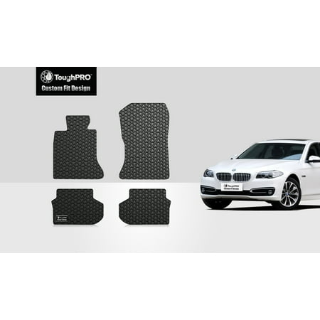 Bmw All Weather Mats - ToughPRO - BMW 528i 1st & 2nd Row Mats - All Weather - Heavy Duty - Black Rubber - 2016