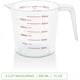 thumbnail image 4 of Zhuge Juego de 3 tazas medidoras de plástico, con pico, asa, medidas en ml y oz, 1 taza, 2 tazas y 4 tazas, 250 ml, 500 ml, 1000 ml, 4 of 4