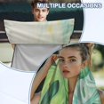 thumbnail image 6 of Uorisanigo Sweating Car Seat Cover for Post Gym Workout Easy to Install Hawaiian Palm Leaf Athletic Running Towel Seat Car Accessories Sweat Towel Seat Covers Bucket, 6 of 8