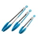 thumbnail image 3 of Uxcell Pinzas de Cocina de 7 pulgadas, 9 pulgadas y 12 pulgadas de Acero Inoxidable Azul 1 Set, 3 of 5