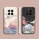 thumbnail image 2 of Phone Case For Huawei MATE 20 20X 30 40 50 P20 P30 P40 P50 10 PRO PLUS Case Cover Funda Cqoue Shell Sunset Maple Snow Mountains, 2 of 5