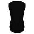 thumbnail image 5 of MESSUEN Sleeveless Tank Tops Tank Top for Women Loose Fit V-neck Raglan T Shirt Print Vest 2025 Loose Casual V Neck Shirt Flowing Top Summer Tops for Women Womens Basics Tops Black S, 5 of 5