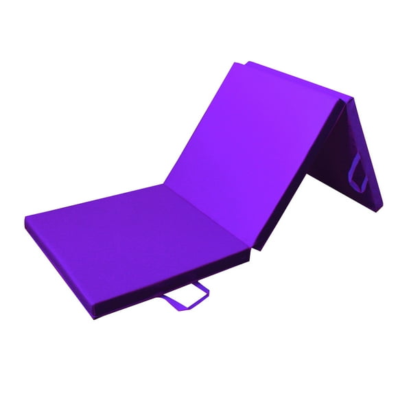 PRISP Gymnastics Mat 6' x 2' x 2", Tri Folding Gym Mat for Tumbling, Exercise & Fitness at Home