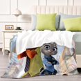 thumbnail image 4 of Zootrópolis anti-pilling, suave, ligera, esponjosa y acogedora de lujo para hogar y cocina – Perfecta para niños y adultos,70X110cm, 4 of 6