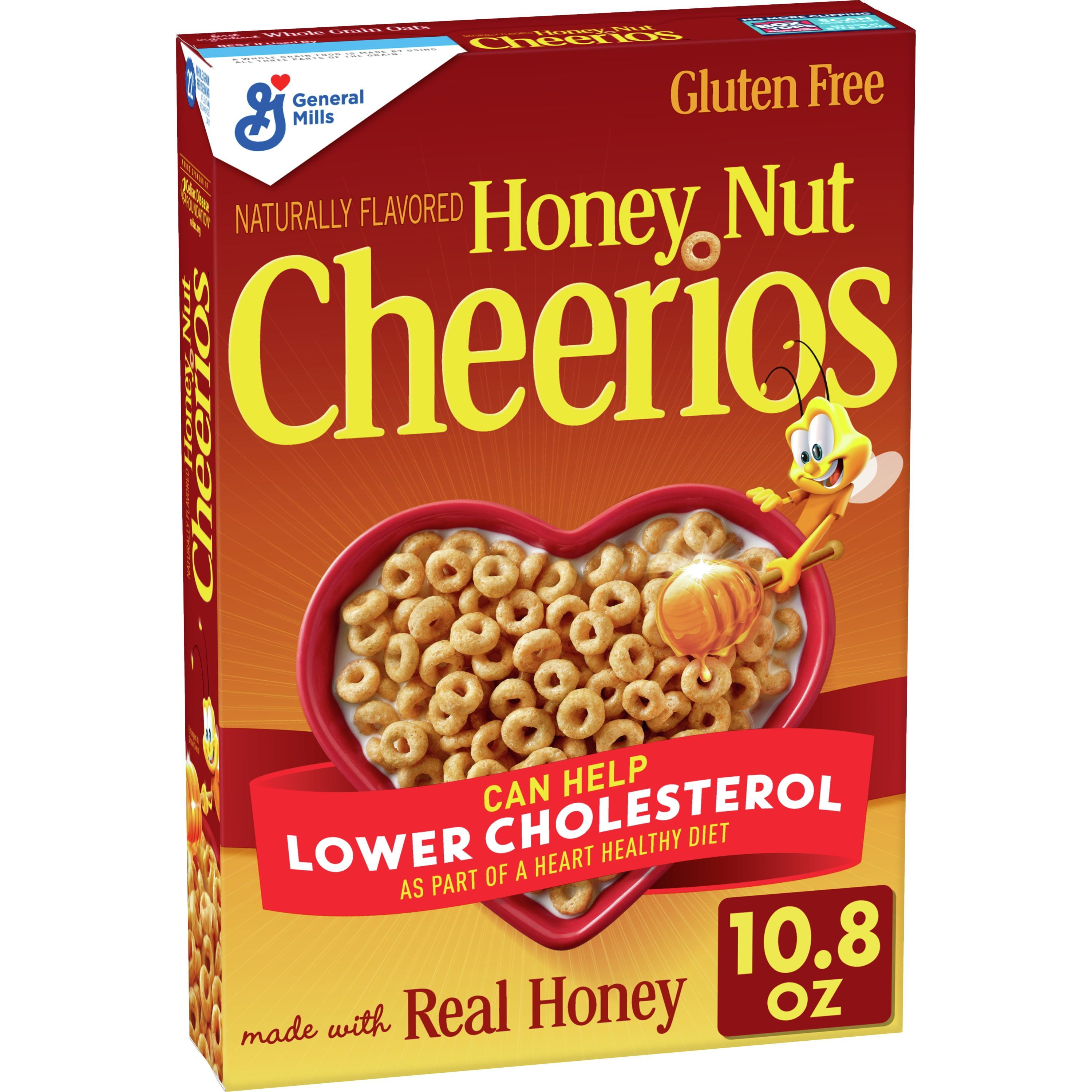 Honey Nut Cheerios Heart Healthy Cereal 10 8 OZ Box Walmart Honey Nut Cheerios Heart Healthy Cereal 10 8 OZ Box Walmart