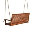 thumbnail image 4 of East Green Hayden Porch Swing, 4-foot, White Paint, 4 of 11