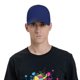 thumbnail image 4 of Balery Navy Blue Gorra de béisbol de tamaño ajustable para correr, entrenar y actividades al aire libre. Gorra de papá para todas las estaciones., 4 of 6