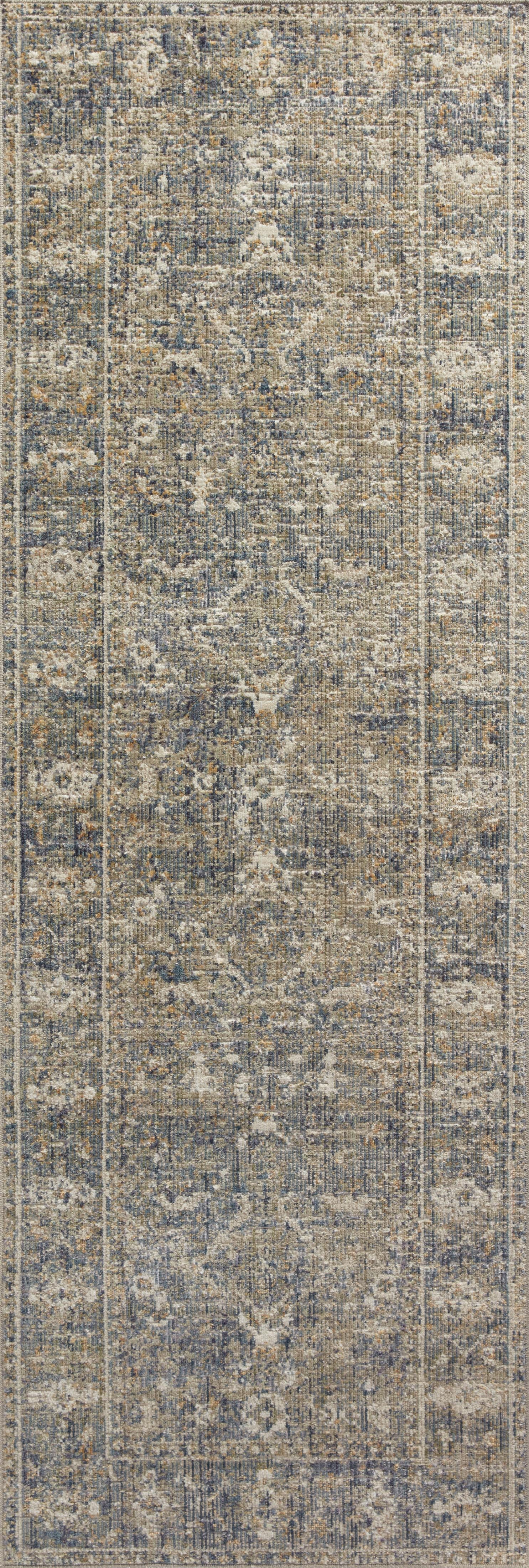 Chris Loves Julia x Loloi Rosemarie Sand/Lagoon 10'-0" x 14'-0" Area Rug