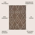 thumbnail image 2 of JONATHAN Y JONATHAN  Y Derya Tribal Diamond Trellis Indoor/Outdoor Area Rug 4 X 6 - Brown/Beige, 2 of 5