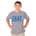 thumbnail image 3 of Us Air Force USAF Fly Fight Win Crewneck T Shirts Boy Girl Teen Brisco Brands XS, 3 of 6