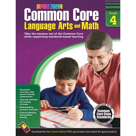 Spectrum: Common Core Language Arts and Math, Grade 4 (Paperback)