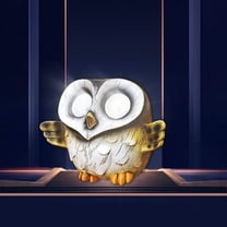 PATLOLLAV Solar Light,Garden Statues Owl Figurines with Solar LED Lights,Animal Statues Lights Housewarming Sculpture Gifts for Outdoor Decorations,Garden,Patio,Balcony,Yard,Lawn Ornament