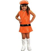 Little Scenester Orange Child Costume