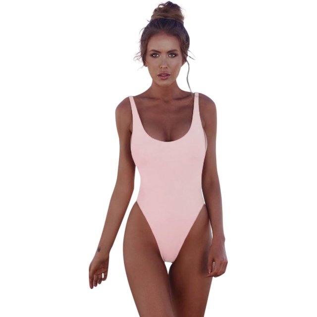 Womens Swimsuit Slim Fit Color Matching High Stretch Adjustable Swimsuit Purple Bikini