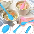 thumbnail image 4 of Cucharas de silicona, cucharas de silicona resistentes al calor, cuchara antiadherente para servir para mezclar, untar mantequilla, 4 of 6