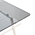 thumbnail image 5 of Tempered Glass Coffee Table with White Legs / Used in Family Living Area / Smooth Edges for Aesthetics, 5 of 6