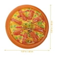 thumbnail image 3 of CNKOO Fake Food Food Model Prop Faux Pizza Food Toy Simulation Pizza Model Decorations Window Pvc, 3 of 6