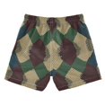 thumbnail image 7 of FORMRS Boys Swim Trunks Quick Dry Mesh Liner Boardshorts Sizes XS-XL, Green Tartan Pattern, 7 of 7