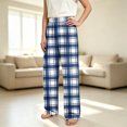 thumbnail image 7 of XAOFW Boys Plaid Pajama Pants Elastic Waist Sleepwear Trousers With Pockets Kids Fall Winter Casual Cozy Bottoms, 7 of 7