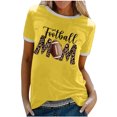 thumbnail image 1 of Elegante blusa de manga corta con cuello redondo y manga abullonada para mujer OAVQHLG3B Store  lin121212, 1 of 5