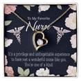thumbnail image 4 of One of a Kind Nurse Forever Necklace w Message Card, 4 of 20