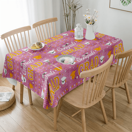 

Graduation Decorations Class of 2023 Graduation Tablecloth Congrats Grad Table Clothes Covers for Graduation Party Decorations Supplies(#139 M-54x72 )