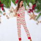 thumbnail image 4 of Conjunto de pijamas con estampado para mujer, ropa de estar por casa, traje de casa con teñido anudado, para otoño, Halloween y Navidad, 4 of 4