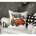 thumbnail image 5 of Halloween Pillows, Fall Decor Grateful Thankful Blessed Pumpkin Truck Pillow Insert, 18X18, 5 of 6