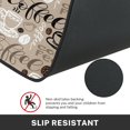thumbnail image 4 of Coffee Home Kitchen Rugs and Mats Non Skid Washable Set of 2, Cute Doodle Kitchen Mats for Floor, Chocolate Cafe Kitchen Runner Rug, Brown Kitchen Decor, 4 of 6